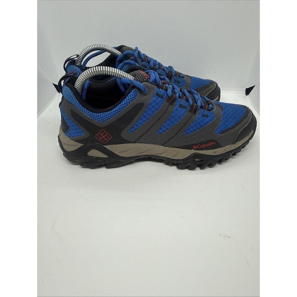 Columbia Men's Hiking Shoe Size 7.5 Omnitech YM5381-487 Blue - Picture 2 of 7